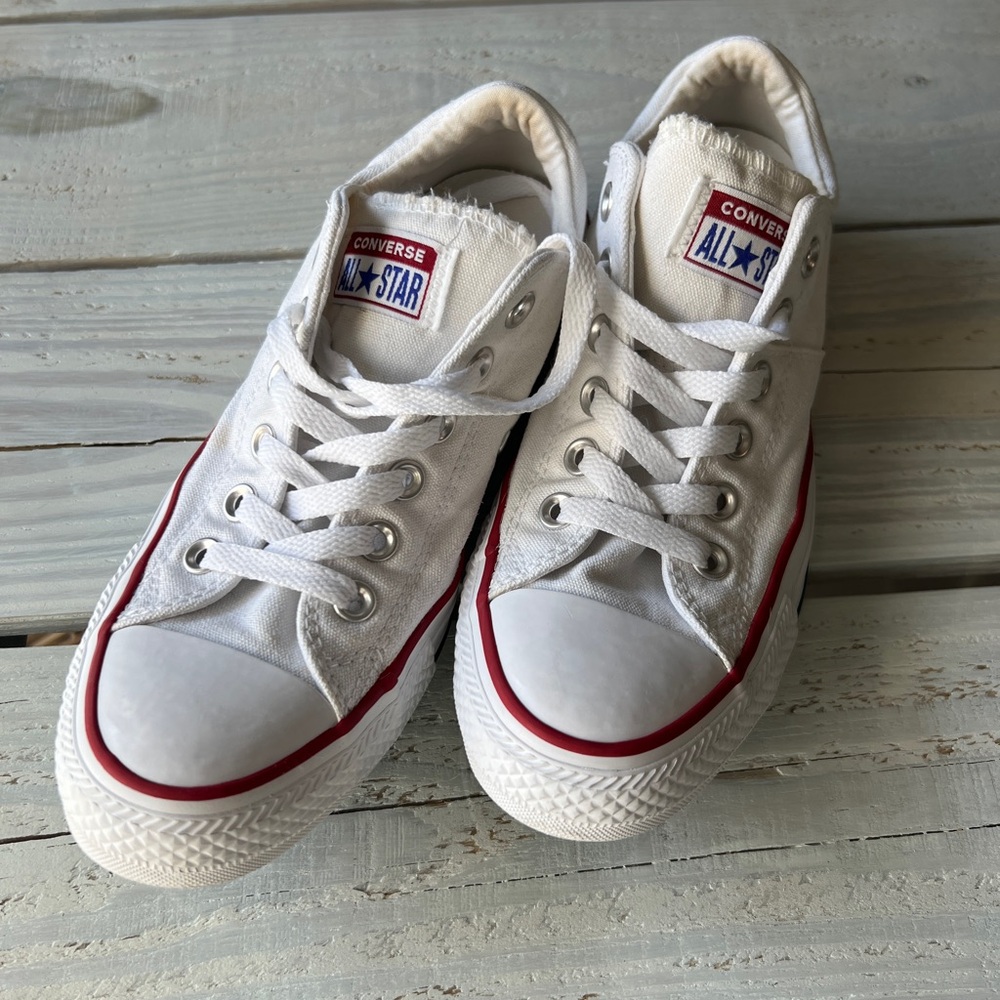 Converse White Canvas Sneakers